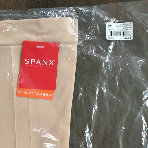 SPANX High Waisted Mid Thigh Short Bodysuit - Picture 15 of 16